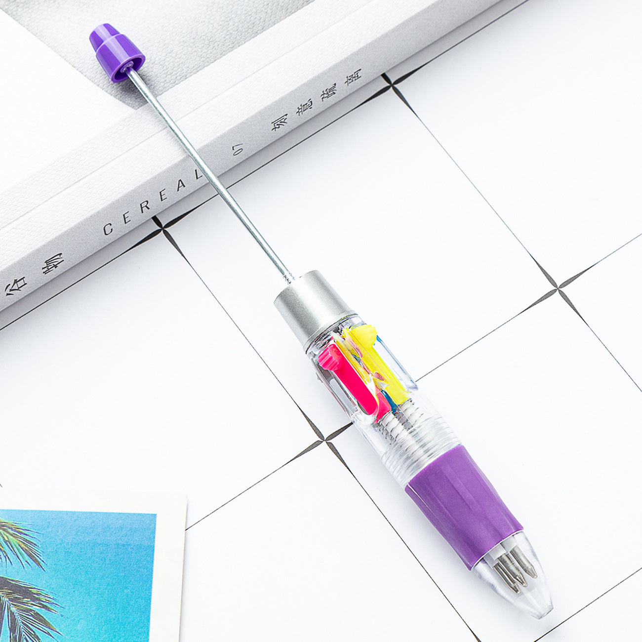 Wholesale Beadable Pens Multi-color Plastic Pens